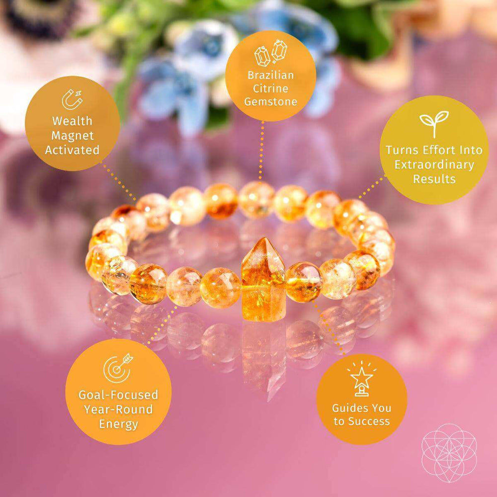 365 Days of Brilliance - Citrine Bracelet - Conscious Items - Flyclothing LLC