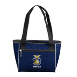 Coast Guard Academy Navy 16 Can Cooler Tote - Logo Brands - Flyclothing LLC