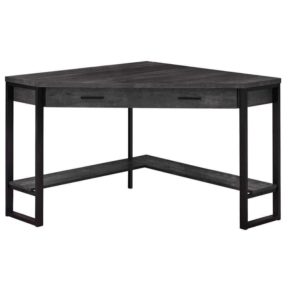 42" Black Corner Computer Desk - Homeroots - Flyclothing LLC