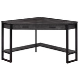 42" Black Corner Computer Desk - Homeroots - Flyclothing LLC