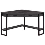 42" Black Corner Computer Desk - Homeroots - Flyclothing LLC