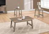 Set of Three 36" Taupe Coffee Table - Homeroots - Flyclothing LLC