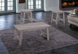 Set of Three 36" Gray Coffee Table - Homeroots - Flyclothing LLC