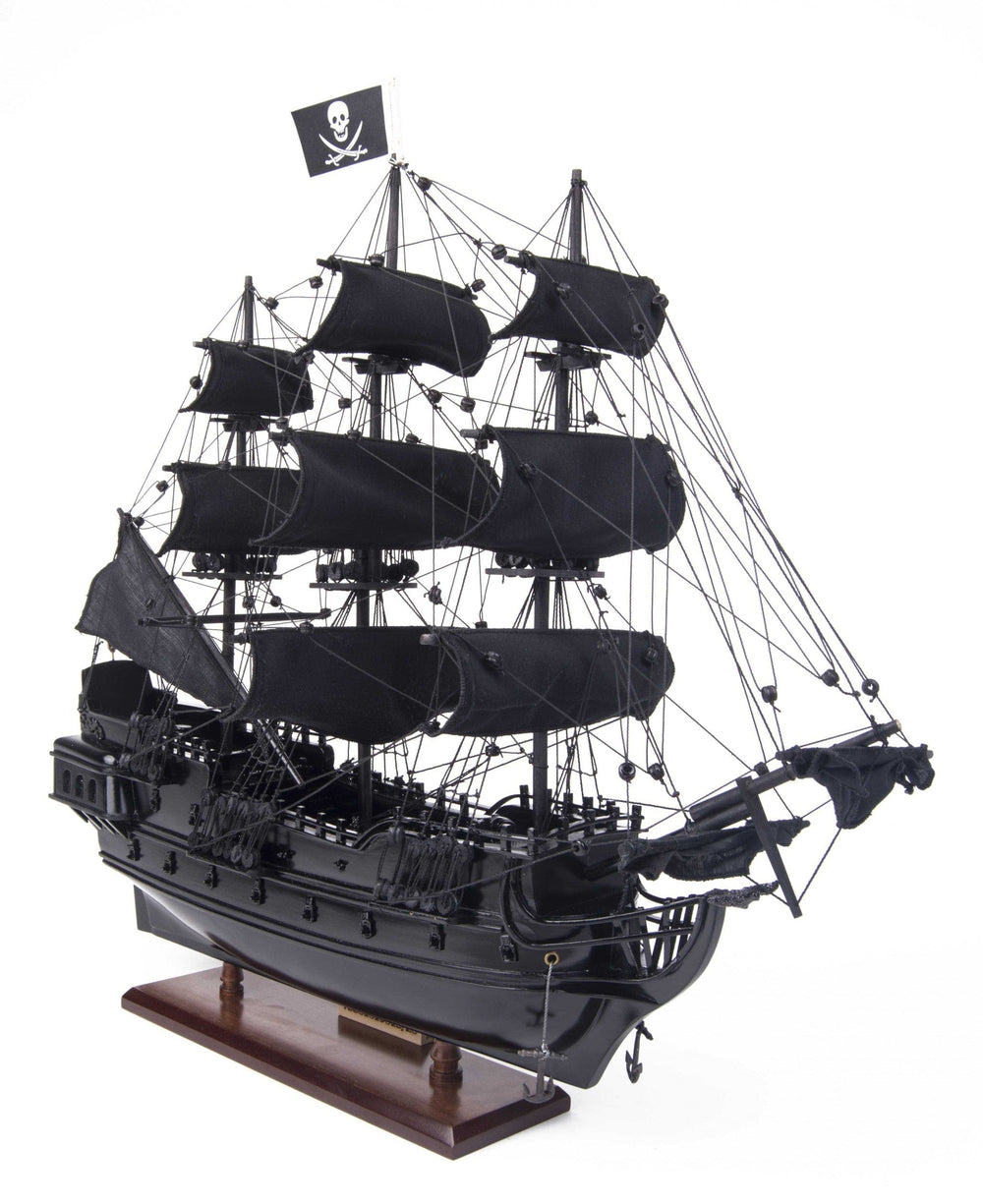 6.5" X 20" X 19"Black Pearl Pirate Ship - Homeroots