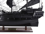 6.5" X 20" X 19"Black Pearl Pirate Ship - Homeroots