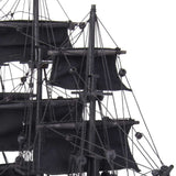 6.5" X 20" X 19"Black Pearl Pirate Ship - Homeroots