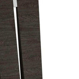 Set of Two Gray And Dark Brown Upholstered Dining Side Chairs - Homeroots - Flyclothing LLC