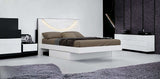 Solid Wood King White Bed - Homeroots - Flyclothing LLC