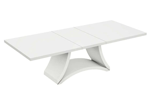 Seven Piece White Dining Set with Six Chairs - Homeroots - Flyclothing LLC