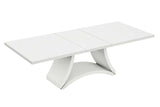 Seven Piece White Dining Set with Six Chairs - Homeroots - Flyclothing LLC