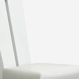 Seven Piece White Dining Set with Six Chairs - Homeroots - Flyclothing LLC