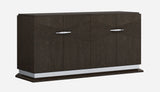 72" Gray Two Drawer Buffet Table Soft Close with Four Doors - Homeroots - Flyclothing LLC