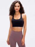 Crisscross Scoop Neck Active Tank - Trendsi - Flyclothing LLC