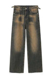 Raw Hem Straight Leg Jeans - Trendsi - Flyclothing LLC