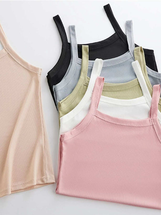 Plus Size Scoop Neck Tank Top - Trendsi - Flyclothing LLC