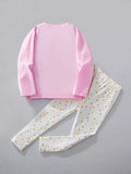 Children's Santa Top and Star Pants Pajama Set - Trendsi - Flyclothing LLC