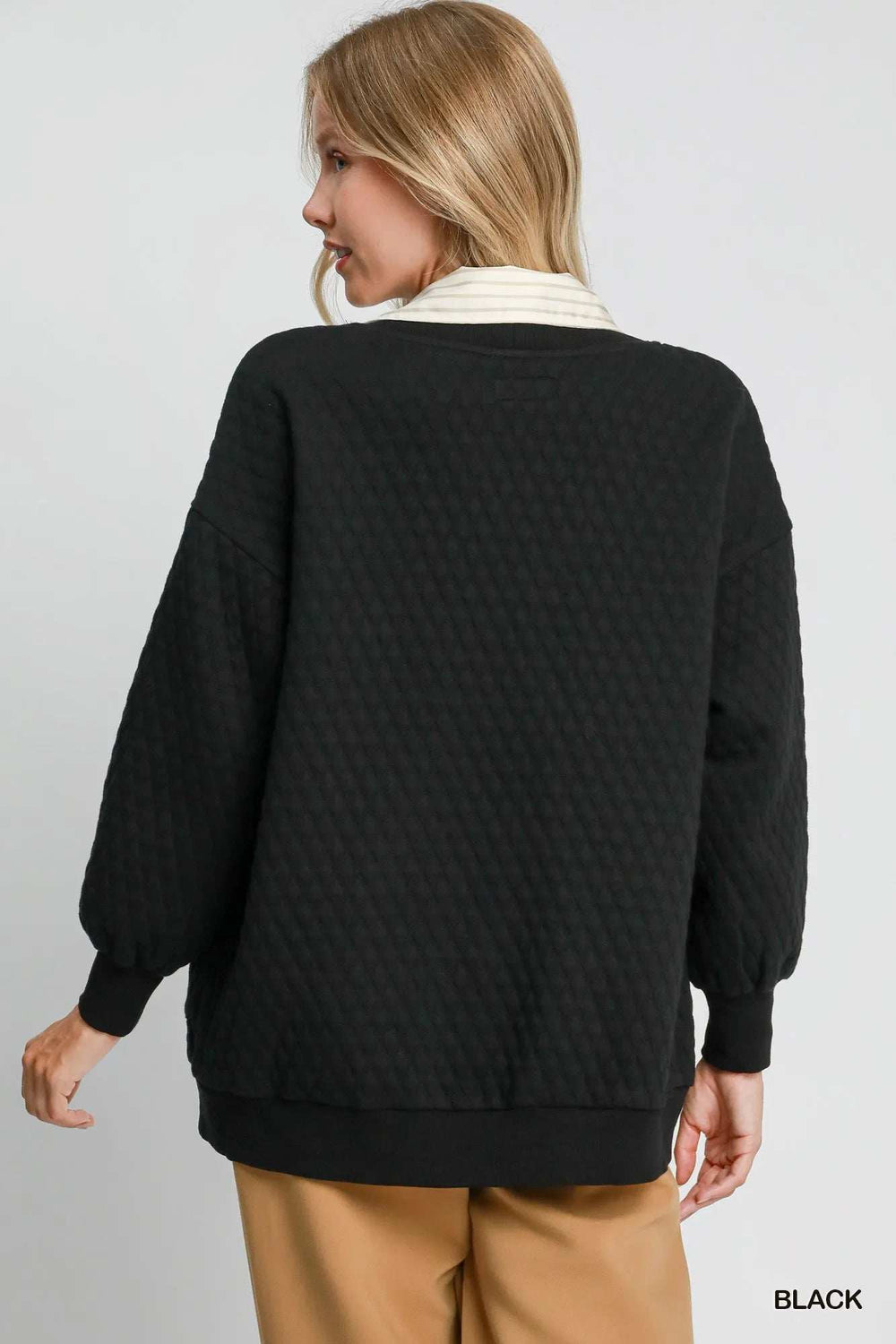 Umgee Button-Up Jacquard Cardigan - Trendsi - Flyclothing LLC