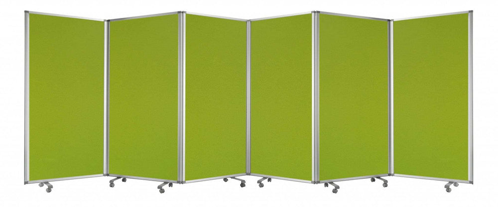212 X 1 X 71 Green Metal 6 Panel Screen - Homeroots - Flyclothing LLC