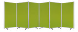 212 X 1 X 71 Green Metal 6 Panel Screen - Homeroots - Flyclothing LLC