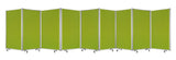 318" X 1" X 71" Green, Metal, 9 Panel, Screen - Homeroots
