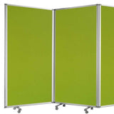 318" X 1" X 71" Green, Metal, 9 Panel, Screen - Homeroots