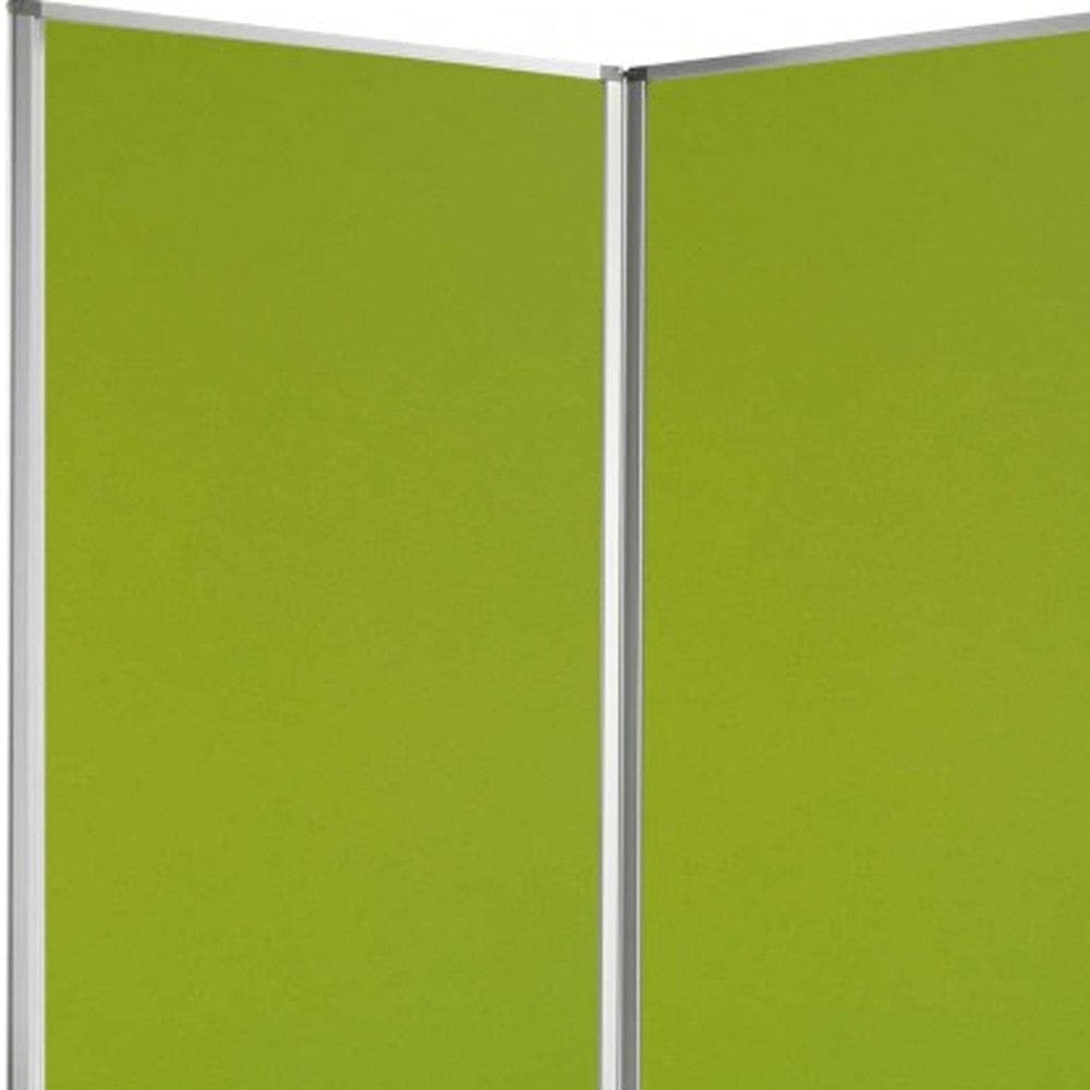 318" X 1" X 71" Green, Metal, 9 Panel, Screen - Homeroots