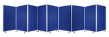 318" X 1" X 71" Blue, Metal, 9 Panel, Screen - Homeroots