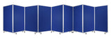 318" X 1" X 71" Blue, Metal, 9 Panel, Screen - Homeroots