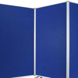 318" X 1" X 71" Blue, Metal, 9 Panel, Screen - Homeroots
