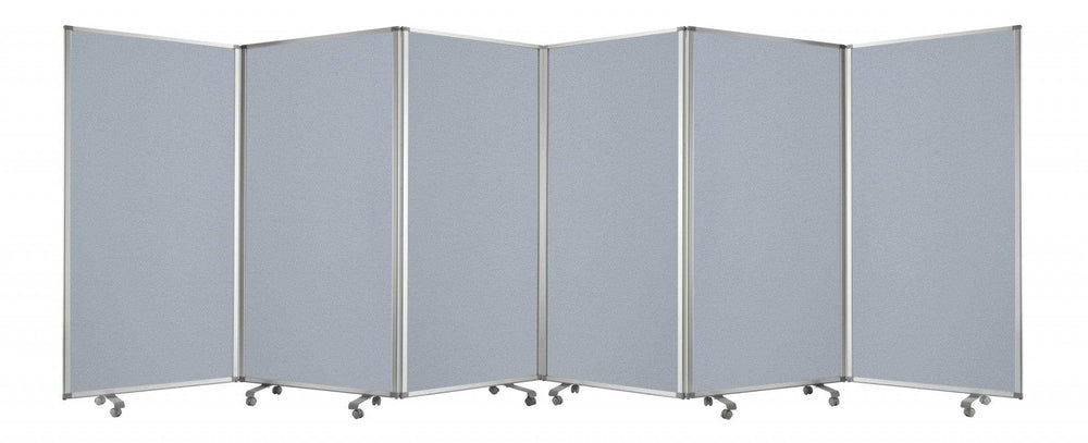 212 X 1 X 71 Metal Grey 6 Panel Screen - Homeroots - Flyclothing LLC