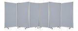 212 X 1 X 71 Metal Grey 6 Panel Screen - Homeroots - Flyclothing LLC