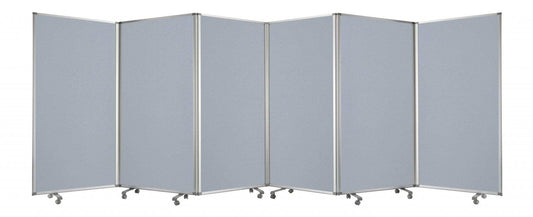 212 X 1 X 71 Metal Grey 6 Panel Screen - Homeroots - Flyclothing LLC