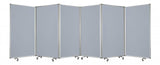 212 X 1 X 71 Metal Grey 6 Panel Screen - Homeroots - Flyclothing LLC
