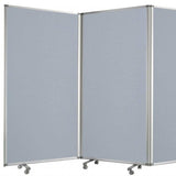 212 X 1 X 71 Metal Grey 6 Panel Screen - Homeroots - Flyclothing LLC