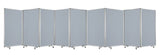 318" X 1" X 71" Metal, Grey, 9 Panel, Screen - Homeroots