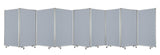 318" X 1" X 71" Metal, Grey, 9 Panel, Screen - Homeroots