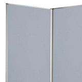318" X 1" X 71" Metal, Grey, 9 Panel, Screen - Homeroots