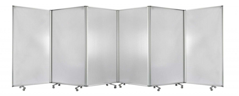 212 X 1 X 71 Clear Metal 6 Panel Resilient Screen - Homeroots - Flyclothing LLC