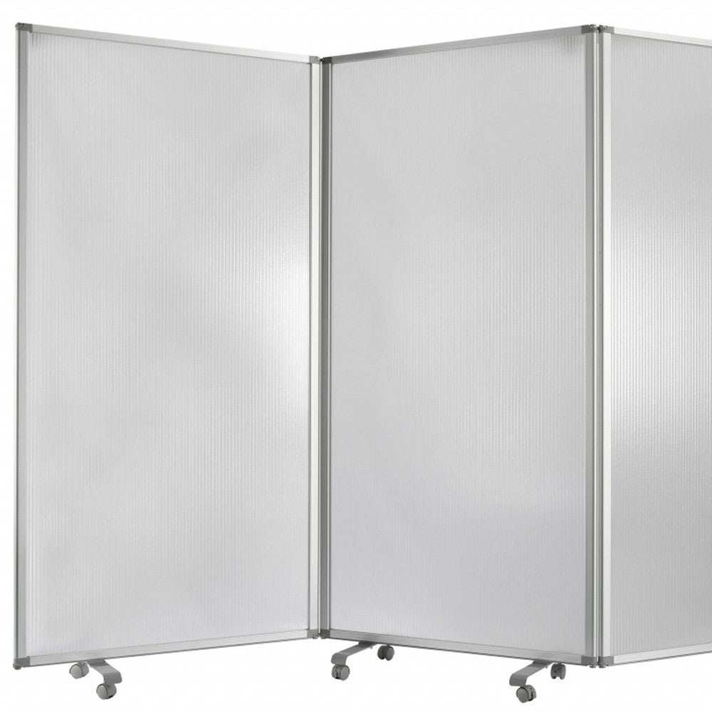 212 X 1 X 71 Clear Metal 6 Panel Resilient Screen - Homeroots - Flyclothing LLC