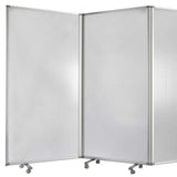 318" X 1" X 71" Clear Metal 9 Panel Resilient Screen - Homeroots
