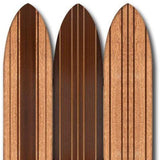 Warm Brown Long Board 3 Panel Room Divider Screen - Homeroots - Flyclothing LLC