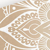 76" X 18" X 1" Wood and Tan Tranquility Surfboard Wall Art - Homeroots