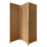 6" Light Bamboo 3 Panel Room Divider Screen - Homeroots - Flyclothing LLC