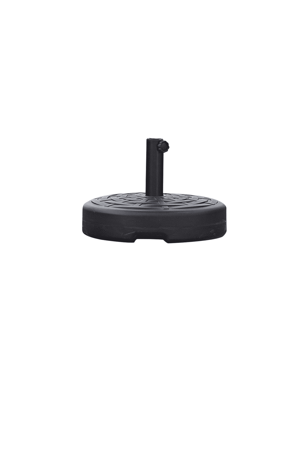 18 X 18 X 5 Black Water Injection Umbrella Base - Homeroots - Flyclothing LLC