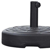 18 X 18 X 5 Black Water Injection Umbrella Base - Homeroots - Flyclothing LLC