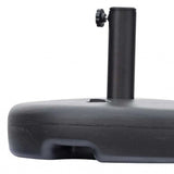 20 X 13 X 5 Black Water Injection Umbrella Base - Homeroots - Flyclothing LLC