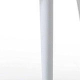 Set of Two White Slipcovered Upholstered Faux Leather Dining s - Homeroots - Flyclothing LLC