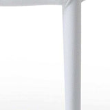 Set of Two White Slipcovered Upholstered Faux Leather Dining s - Homeroots - Flyclothing LLC