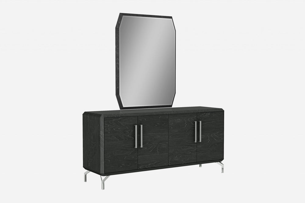 71" Gray Stainless Steel Solid Console Table - Homeroots - Flyclothing LLC