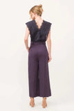 And The Why Laced Surplice Tie Waist Jumpsuit - Trendsi - Flyclothing LLC
